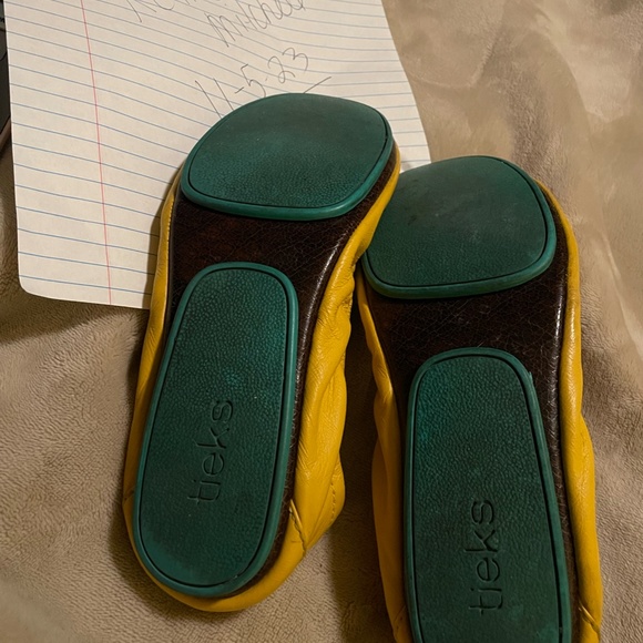 Tieks Mustard Yellow Size 9 - Picture 7 of 9